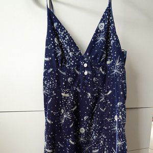 Galaxy velvet dress